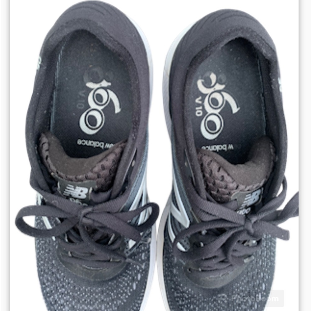 New Balance 860 V10 9.5 Women's Running Black Gray White - Picture 6 of 8